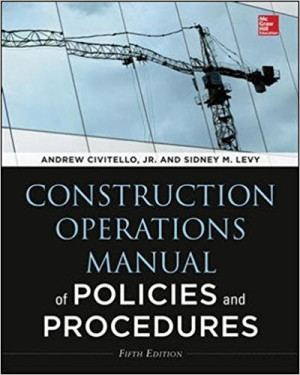 Image of Construction Operations manual of Policies and Procedures
