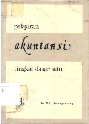 Image of Pelajaran Akuntansi Tingkat Dasar Satu