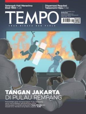 Image of TEMPO: TANGAN JAKARTA DI PULAU REMPANG