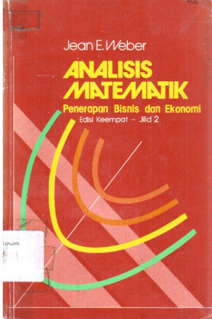 Image of Analisis Matematik : penerapan bisnis dan ekonomi Jilid 2