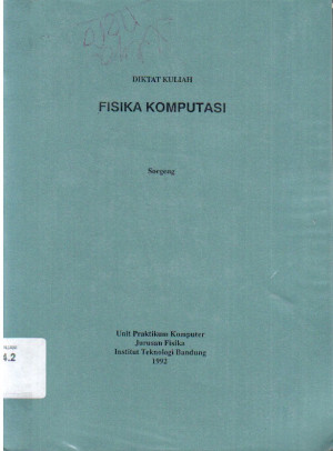 Image of Fisika Komputasi