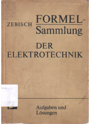 Image of Formel-Sammlung der Elektrotechnik