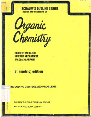Image of Schaum's Outline Of Theory And Problems Of Organic Chemistry  - SI (Metric)Edition