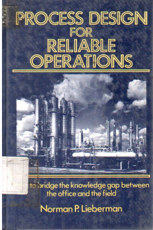 Image of Process Design for Reliable Operations : how to bridge the knowledge gap between the office and the field